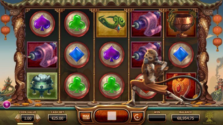 Monkey King video slot Yggdrasil